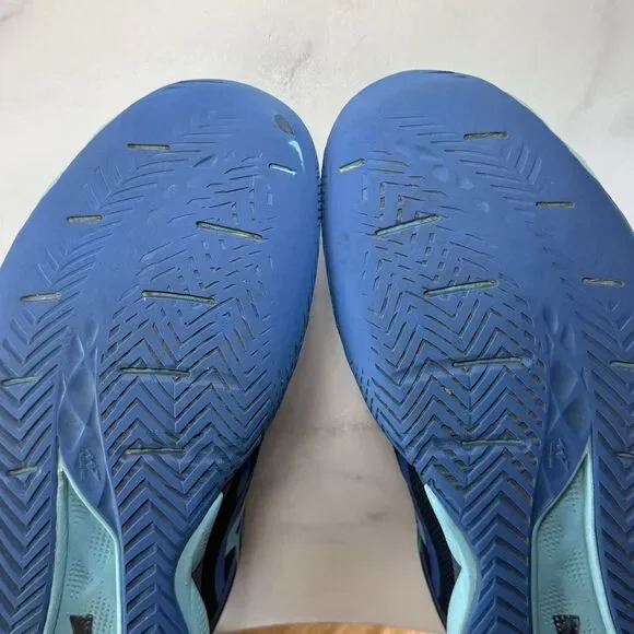 Men’s size 13-Mizuno Wave Enforce Tour AC Tennis Shoes Dark Blue NO INSOLES - Picture 8 of 11